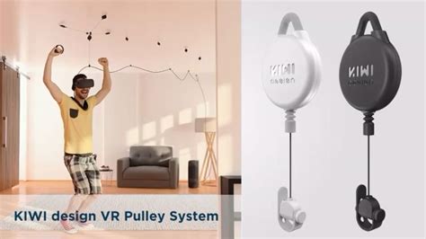 Kiwi Design Vr Cable Management Retractable Ceiling Pulley System For