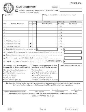 Fillable Online Sales Form Pct Pdf Office Of The Navajo