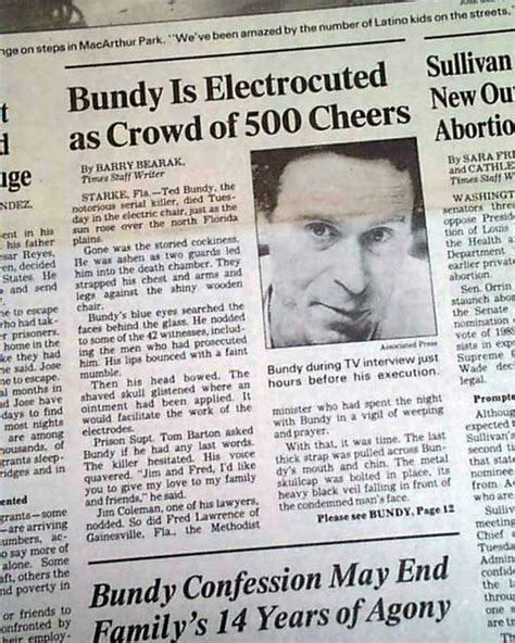 Electric Chair Execution Photos Ted Bundy