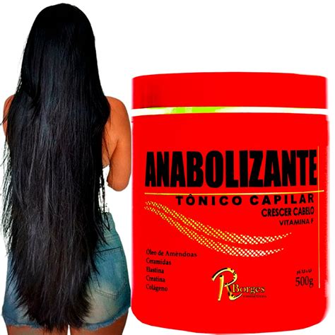 Medicamento Para Cabelo Crescer - Creme Anabolizante para Fazer O Cabelo Crescer - Produto Original ...