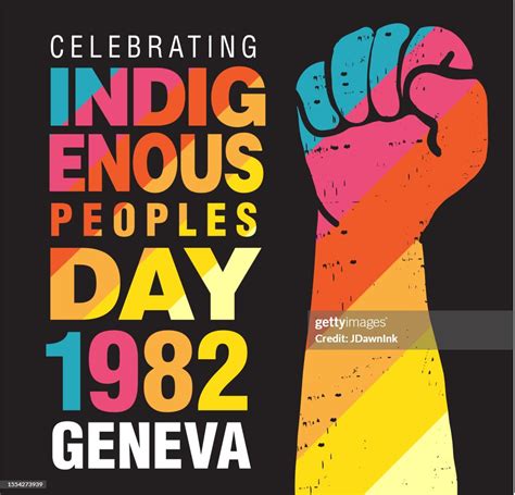 International Day Of The Worlds Indigenous Peoples Banner Design