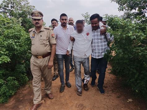 25 Thousand Prize Crook Arrested In Encounter In Mirzapur मिर्जापुर