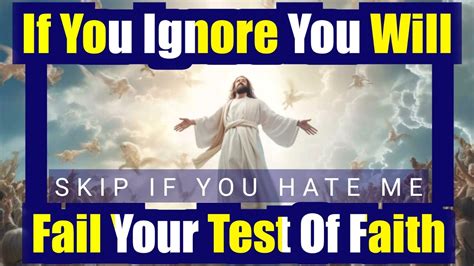 🛑 God Message For You Today If You Ignore You Will Fail Your Test Of