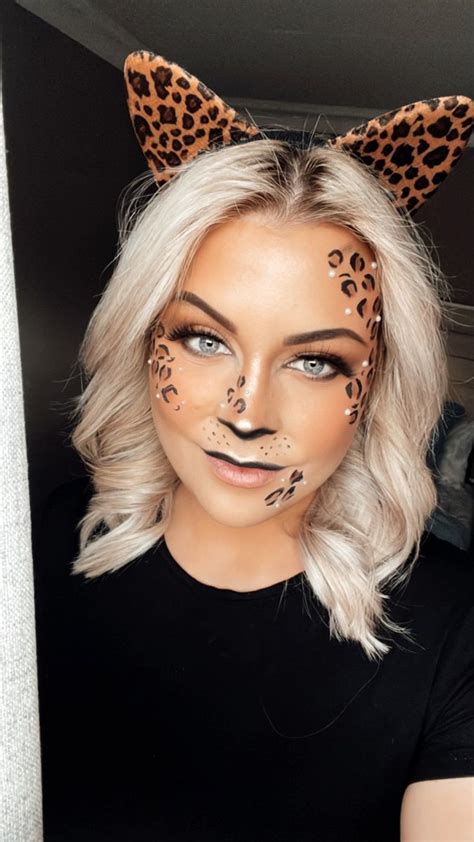 Cheetahleopard Makeup 💄 🐆 Leopard Makeup Halloween Cheetah Makeup