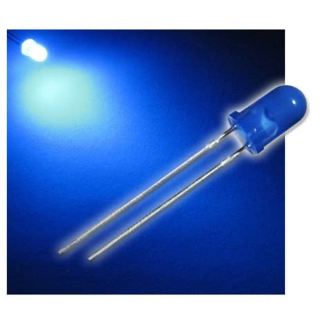 10 LEDs 5mm Blau Diffuse Typ WTN 5 3200b Blaue Leuchtdioden LEDs