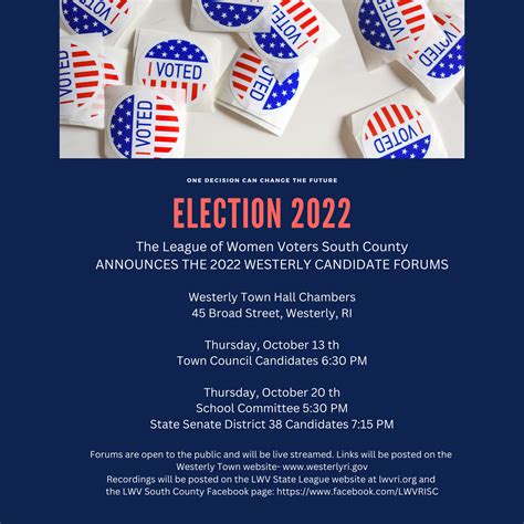 Candidate Forums in Westerly | MyLO