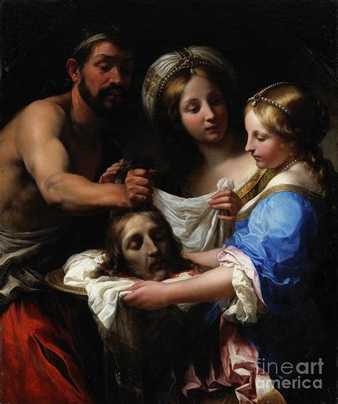 Salome With The Head Of Saint John The Baptist C Painting By