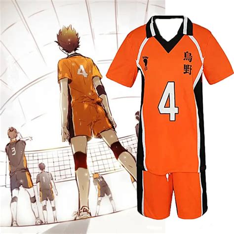 Disfraz De Haikyuu Karasuno De Alta Calidad Cosplay Deportivo De