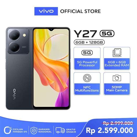 Jual Vivo Y G Ram Gb Gb Garansi Resmi Tahun Di Seller Phonesia