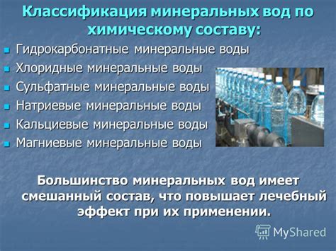 Презентация на тему: "Значение минеральной воды для человека ...