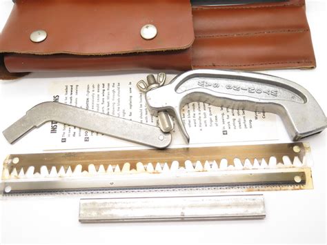 Vintage Wyoming Knives Saw USA Hunting 11" Camp Hiking Compact Saw ...