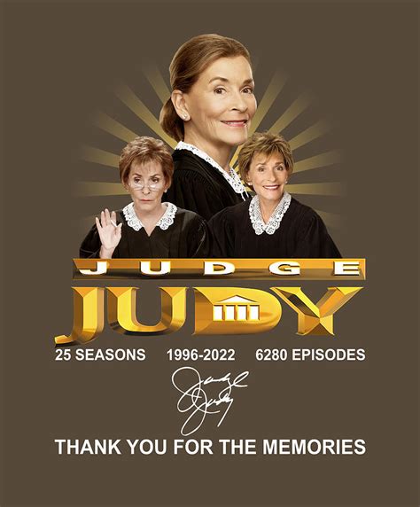 26 Years 1996 2022 Judge Judy Thank You For The Memories Signatures