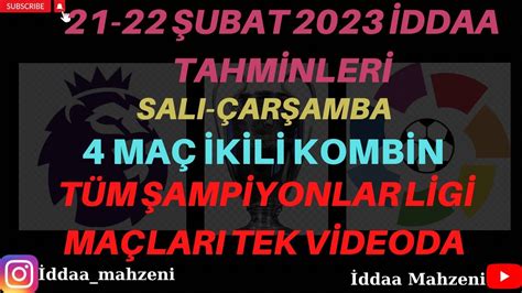 HAFTA İÇİ ŞAMPİYONLAR LİGİ MESAİSİ BU VİDEODAN SORULUR 21 22 ŞUBAT