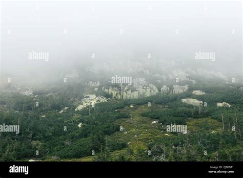 Karpacz Poland August Karkonosze Mountains Part Of The