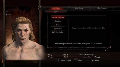 Dragons Dogma Dark Arisen Character Creation Male Youtube