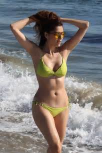 Blanca Blanco In Yellow Bikini In Malibu GotCeleb