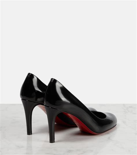 Pumppie 85 Patent Leather Pumps In Black Christian Louboutin Mytheresa