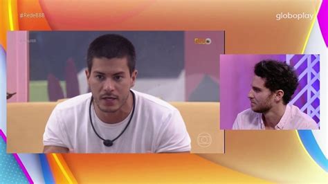 Bate Papo Bbb Veja Rea O De Lucas Ao Rever V Deo Que Causou Discuss O