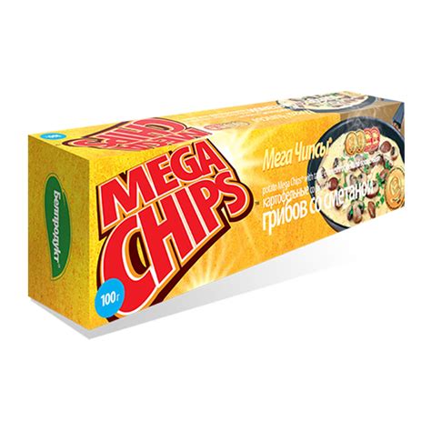 Чипсы грибы со сметаной Mega Chips, 100 г замовити з доставкою по всій ...