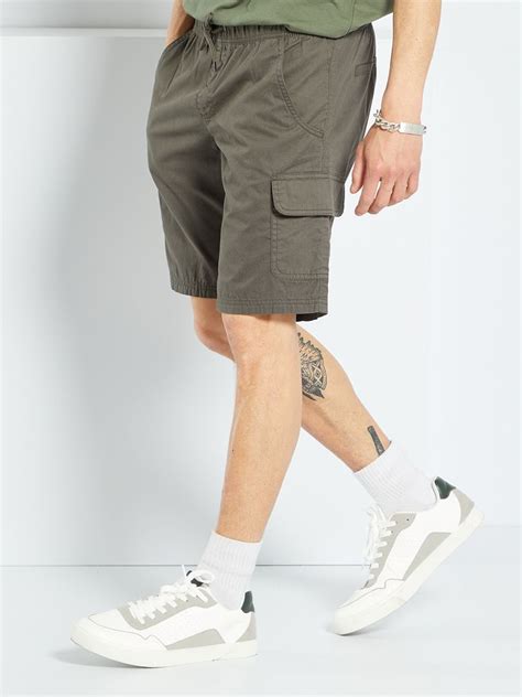 Bermudas Estilo Cargo KAKI Kiabi 17 00