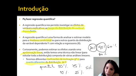 Aula 6 Regressão Quantílica YouTube