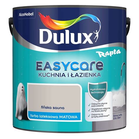 Dulux Easy Care KŁ Fińska Sauna 2 5L Kuchnia Łazienka matowa