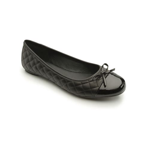 Flat Casual Flexi Textura Capitonada Para Mujer Estilo 21210 Negro