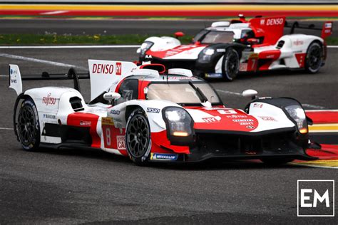 Toyota En Pole Position Des 6 Heures De Spa Francorchamps 2023