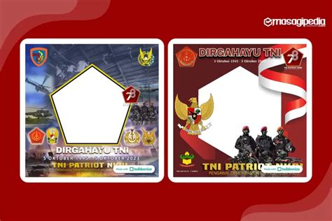 Ini 25 Link Twibbon Dirgahayu TNI Ke 78 Desain Keren Aesthetic Dan