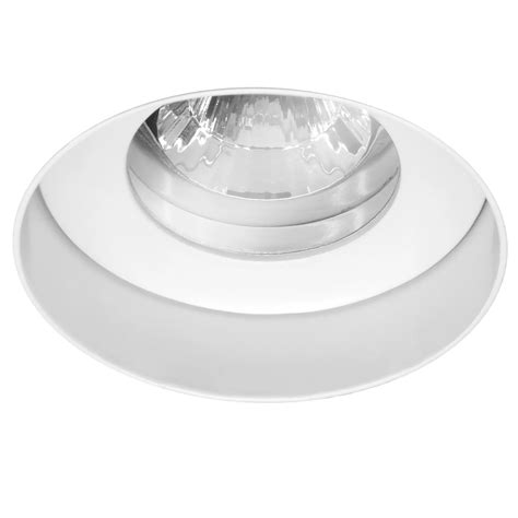 Trimless Round Fire Rated Fixed Clear Glass Downlight Ip Gu V