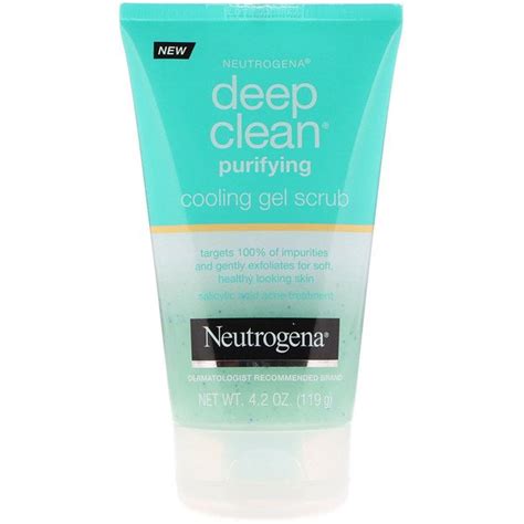 Neutrogena Deep Clean Purifying Cooling Gel Scrub 4 2 Oz 119 G Afora Blog