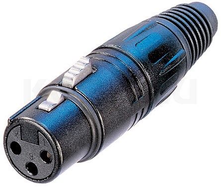 NEUTRIK XLR Stecker 3 Pol Female NC 3 FX BAG