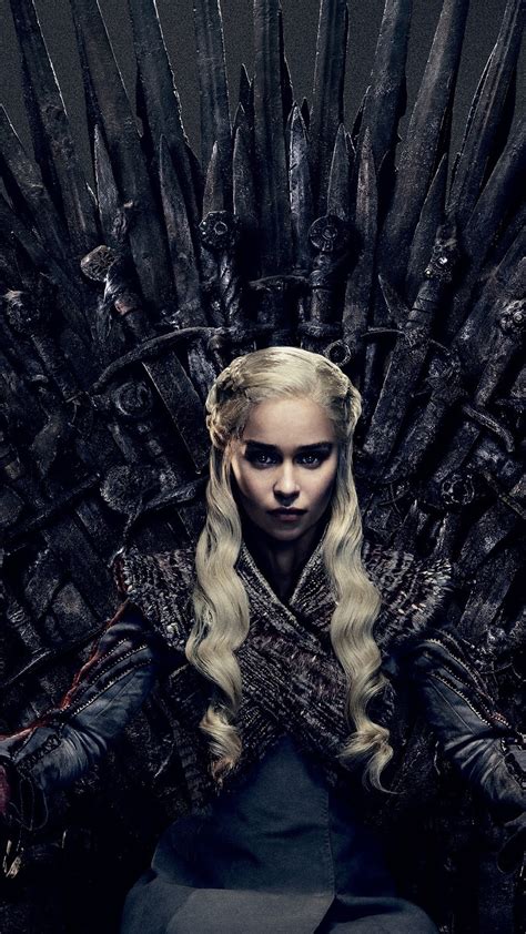 Daenerys Targaryen, Game of Thrones, Iron Throne, Season 8 HD HD Phone ...