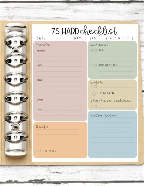 Hard Daily Checklist