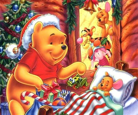 Pooh Plays Santa Winnie The Pooh Christmas Winnie The Pooh Winnie