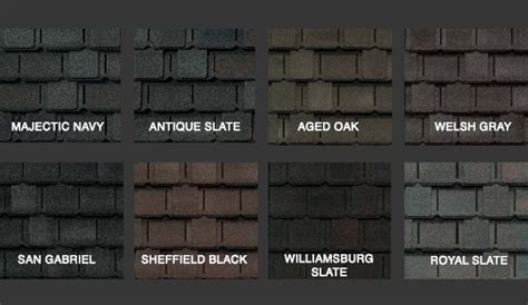 Gaf Camelot Ii Shingle Colors