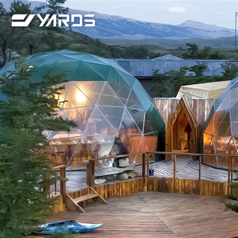 Trade Show M Diameter Igloo Geodesic Dome Steel Structure Camping Dome