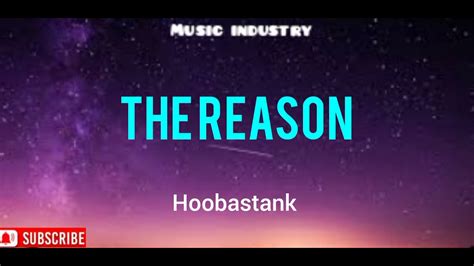 Hoobastank The Reason Lyrics Youtube