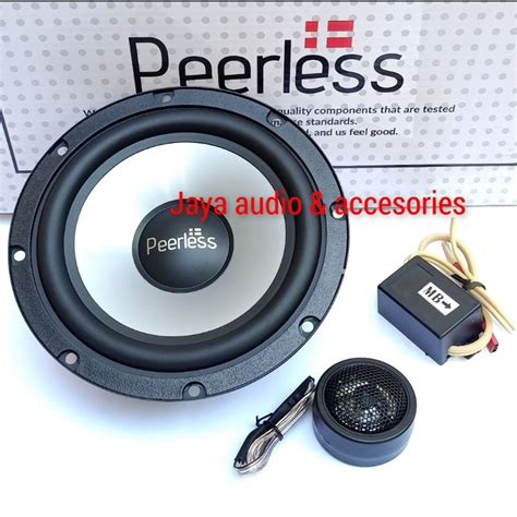 Jual Speaker Midbass Peerless Plus Dome Tweeter Dan Crossover Midbass