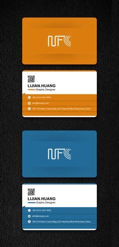 9 NFC Business card design ideas | business card design, card design ...