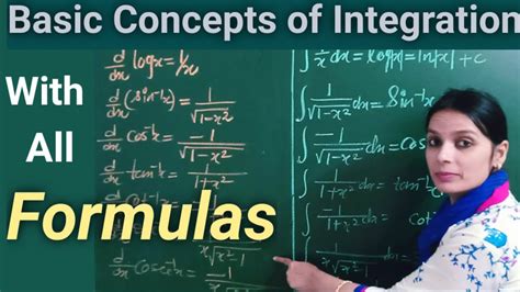 Integration Basics Concept Of Integration All Formulas Of