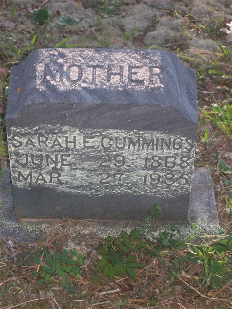 Sarah Elizabeth Wilhite Cummings 1868 1935 Find A Grave Memorial