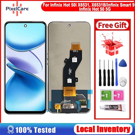 Original LCD For Infinix Hot 50i X6531 X6531B Infinix Smart 9 X6532 Infinix Hot 50 5G X6720