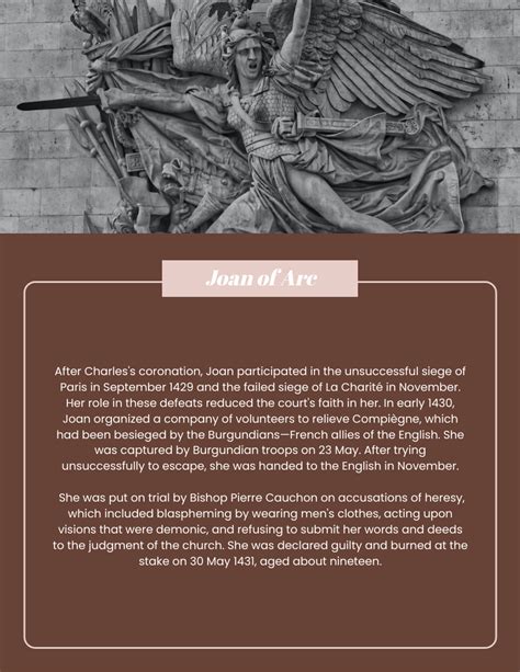 Joan of Arc Biography | Biography Template