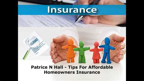 Tips For Affordable Homeowners Insurance Patrice N Hall Youtube