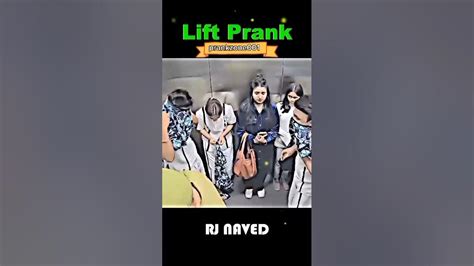 Cute Girl Reaction On The Lift Prank 😂😃 Rj Naved Lift Prank Comedy