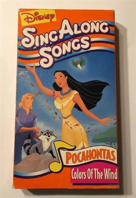 the disney movie sing along songs includes pocahontas colors of the wind