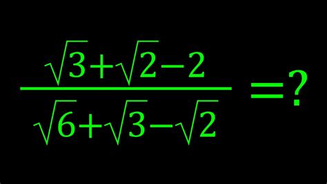 Simplifying A Radical Expression Algebra Youtube