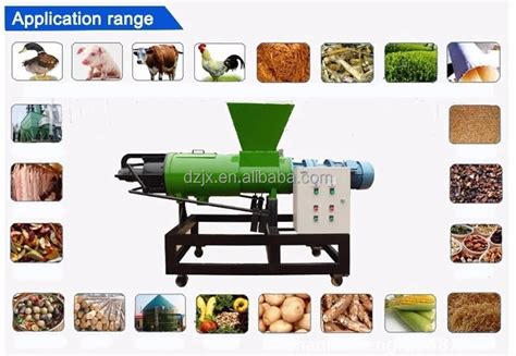 Dzjx Sludge Cow Dung Dewatering Filter Press Cleaning And Pallet Making