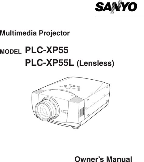 Sanyo Plc Xp Users Manual O Mnl Mr A